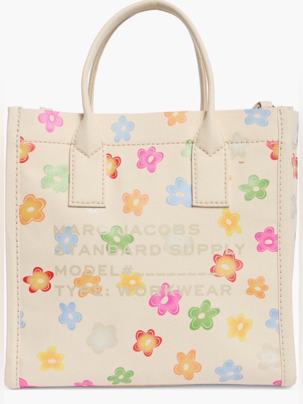 NWT Marc Jacobs The Medium Tote Bag with Colorful Floral Print